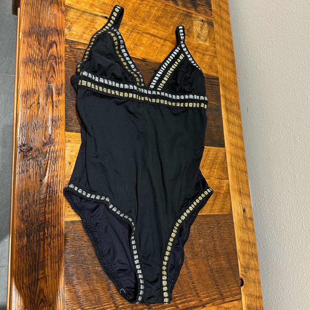 La Blanca One Piece Swim, Black, Women’s 4